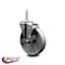 Service Caster 5 Inch Semi Steel Wheel Swivel 34 Inch Threaded Stem Caster with Brake SCC SCC-TS20S514-SSS-TLB-34212 - alternate 3